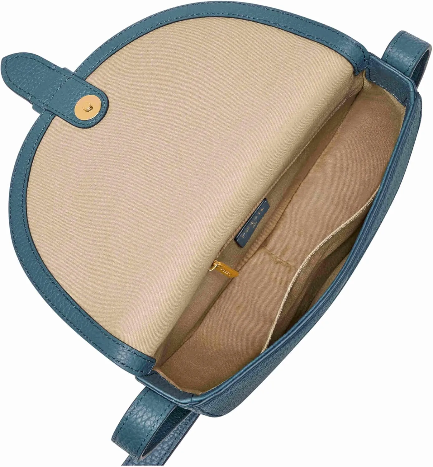 Fossil Women's Everleigh Leather Flap Crossbody Purse Handbag
