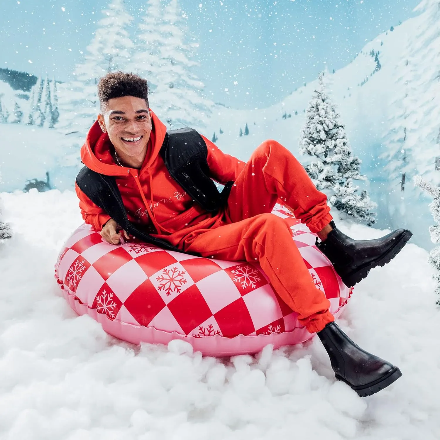 FUNBOY Inflatable Snow Tube Base for Durability