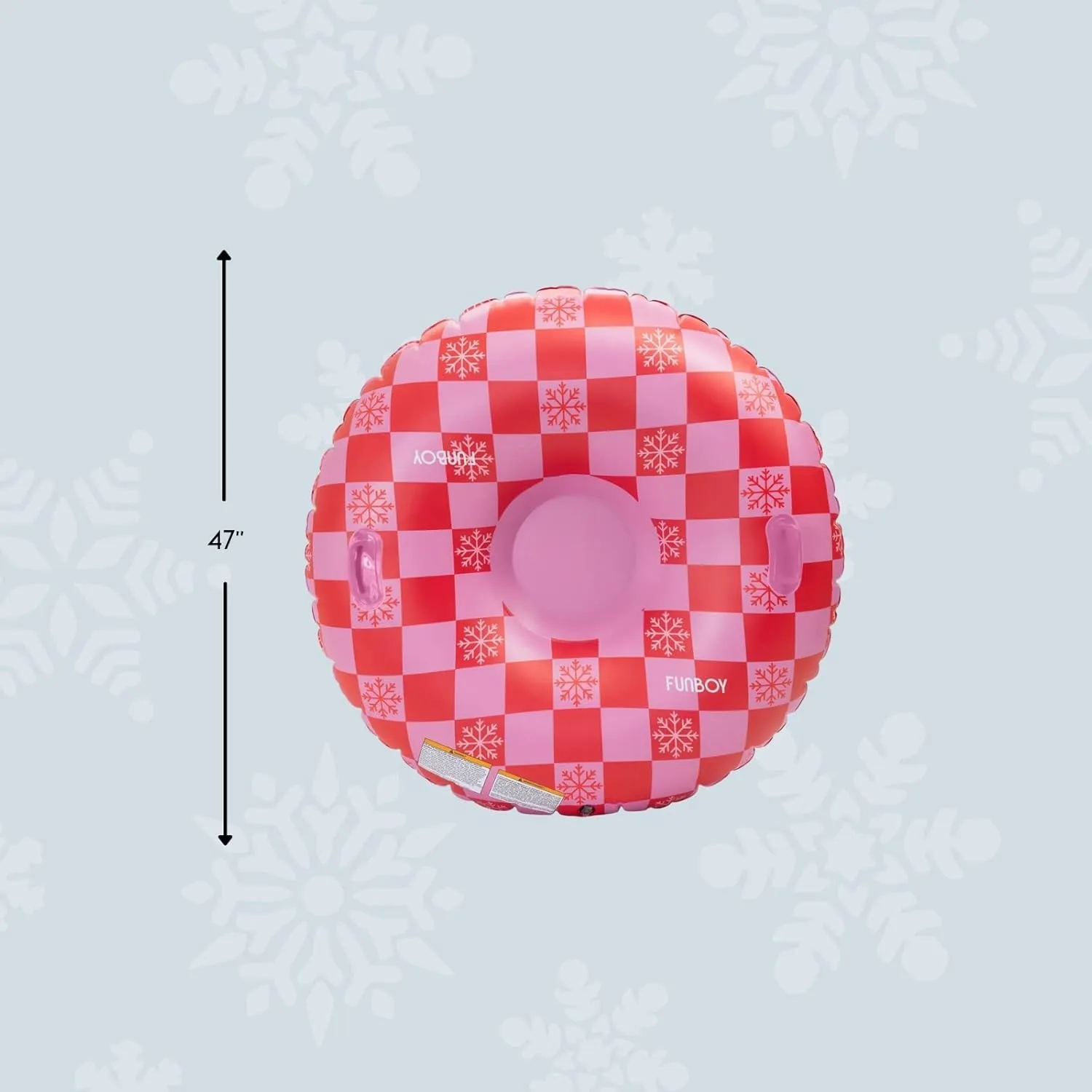 FUNBOY Inflatable Snow Tube Base for Durability