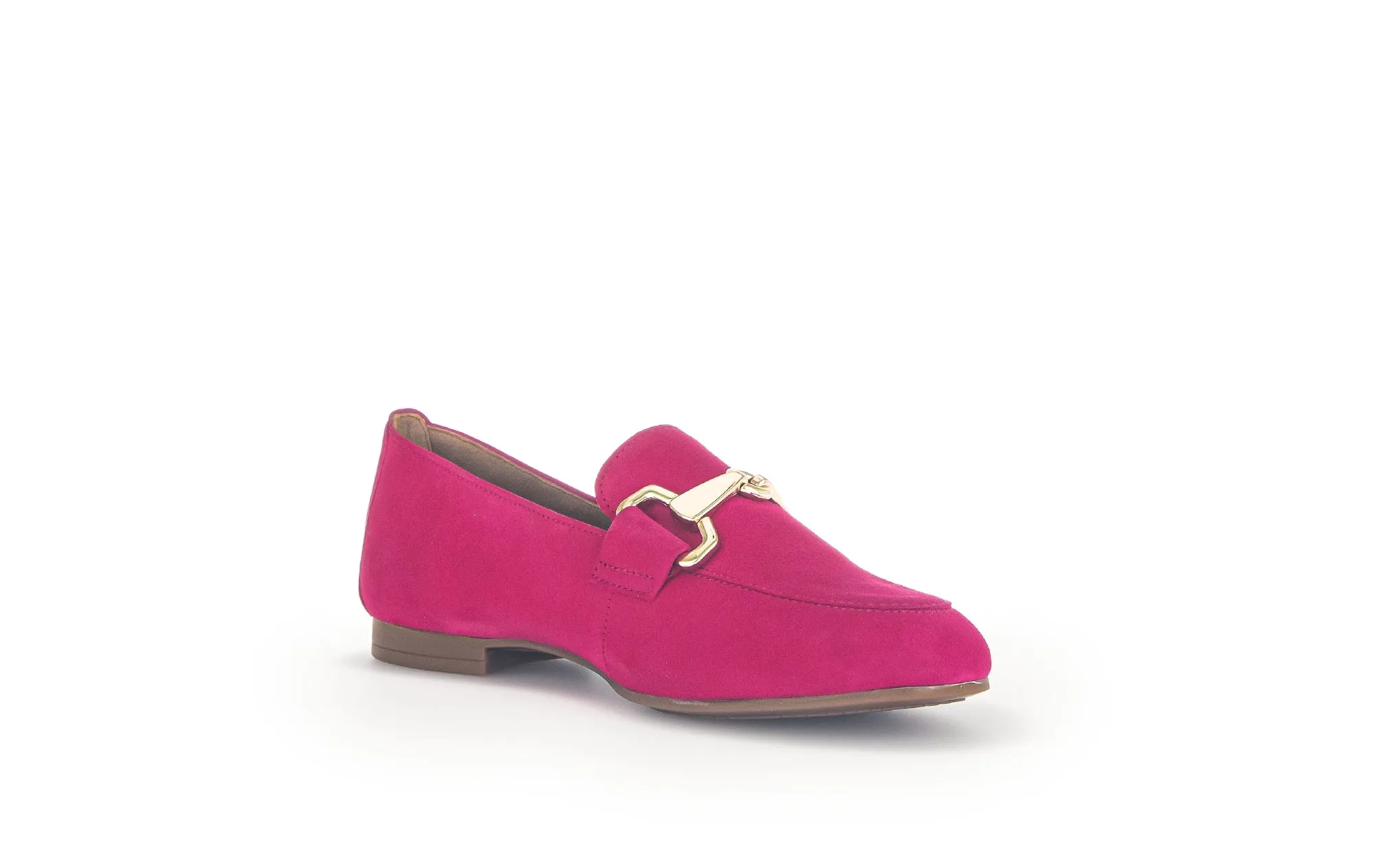 GABOR - 25.211.34 FLAT LOAFER - PINK SUEDE