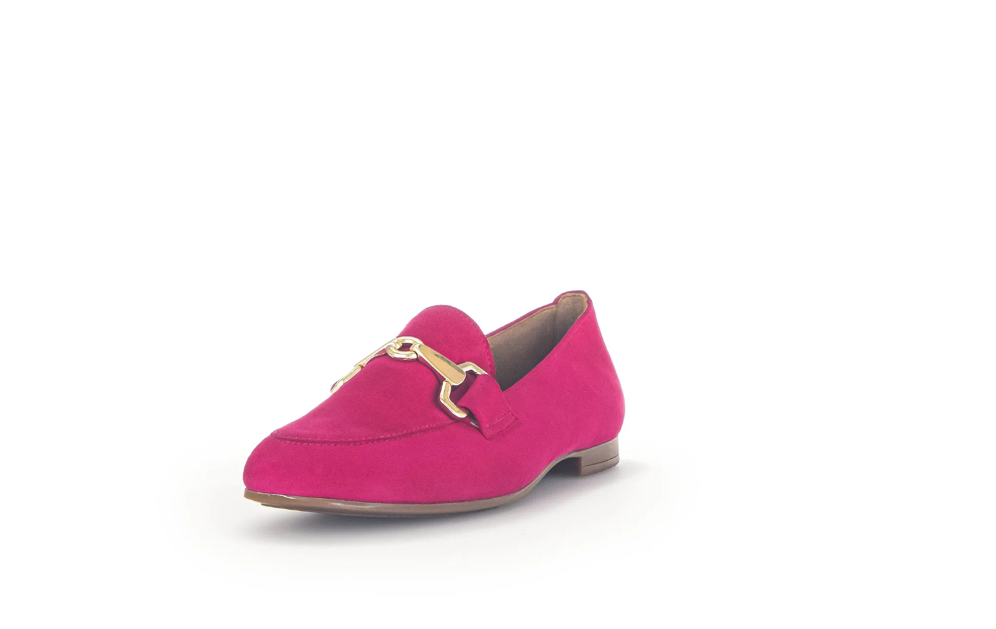 GABOR - 25.211.34 FLAT LOAFER - PINK SUEDE