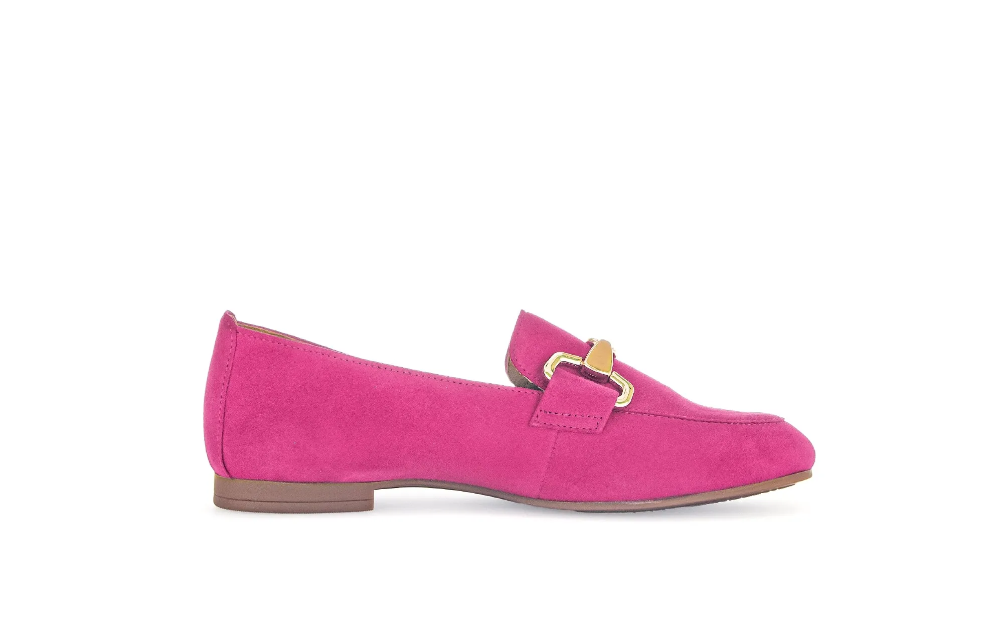GABOR - 45.211.34 FLAT LOAFER - PINK SUEDE