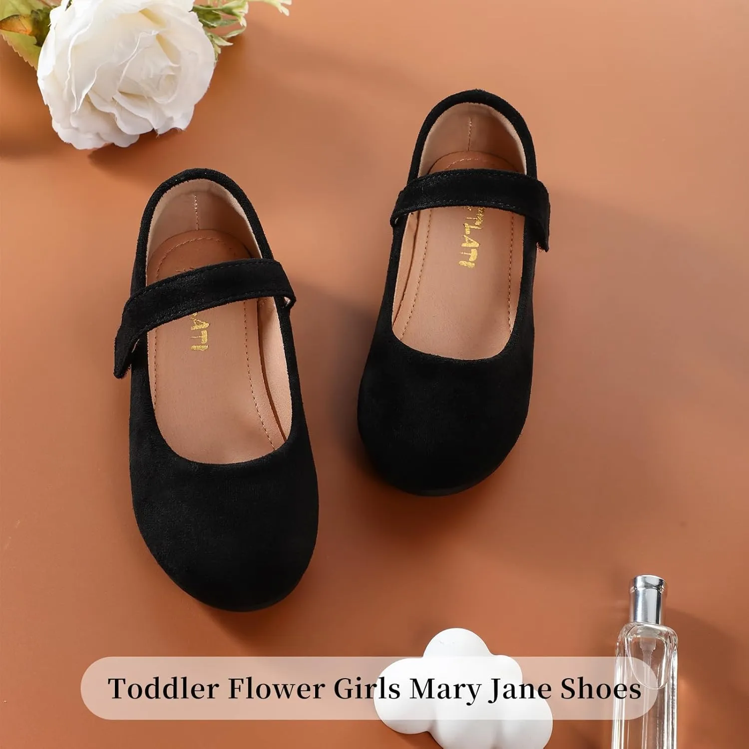 Girls Mary Jane Dress Shoes Toddler Flower Girls Casual Slip on Ballet Flats School Wedding Party Church Shoes