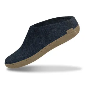 Glerups The Slip On Denim- Leather Sole