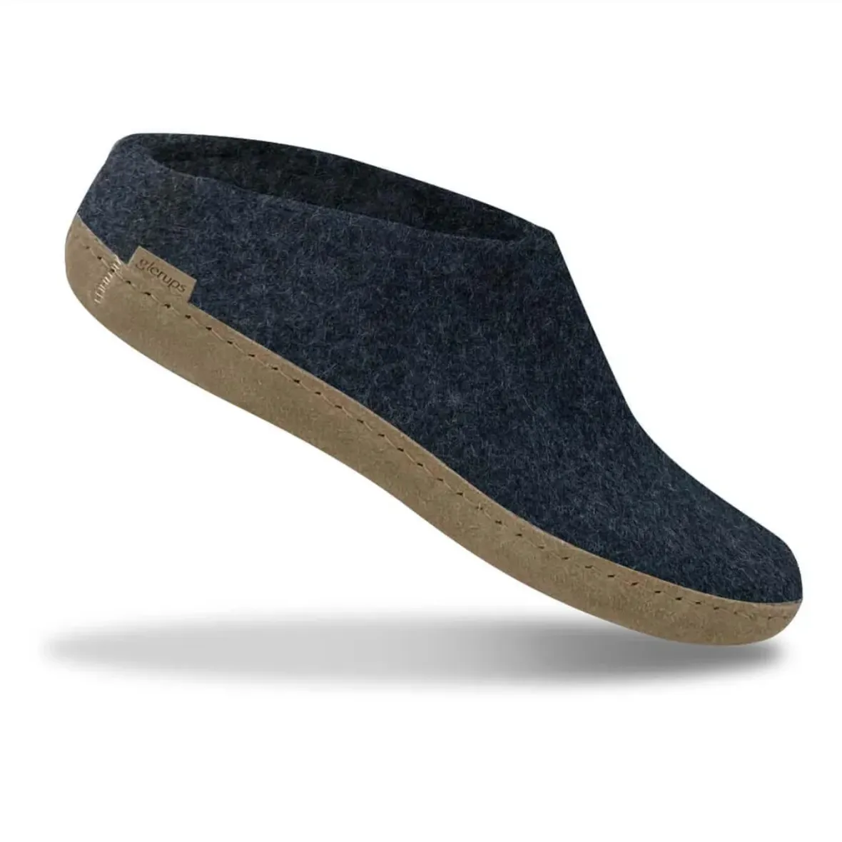 Glerups The Slip On Denim- Leather Sole