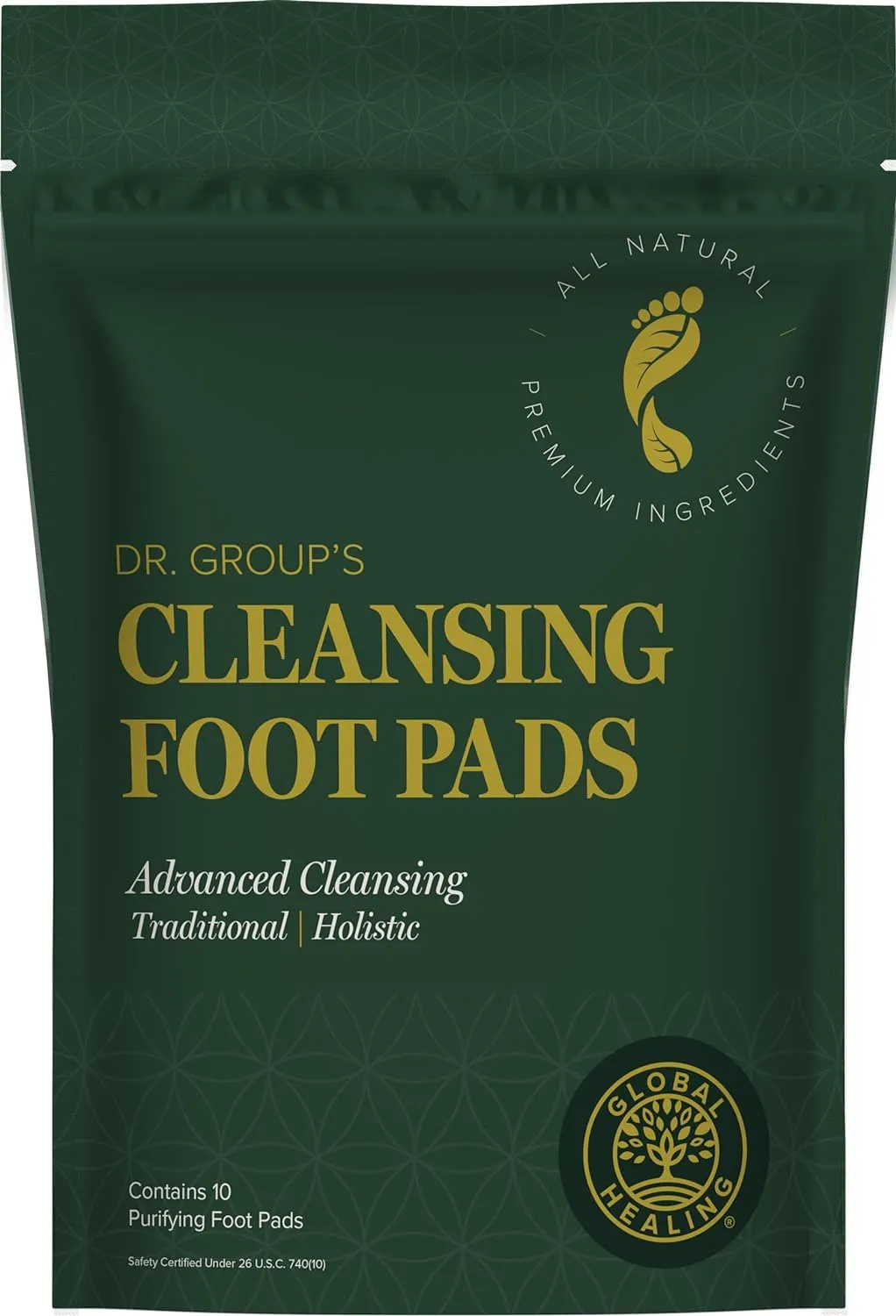 Global Healing Center - Cleaning Foot Pads - Provide Cushioning and Support for Your feet - Dr. Group's Pads