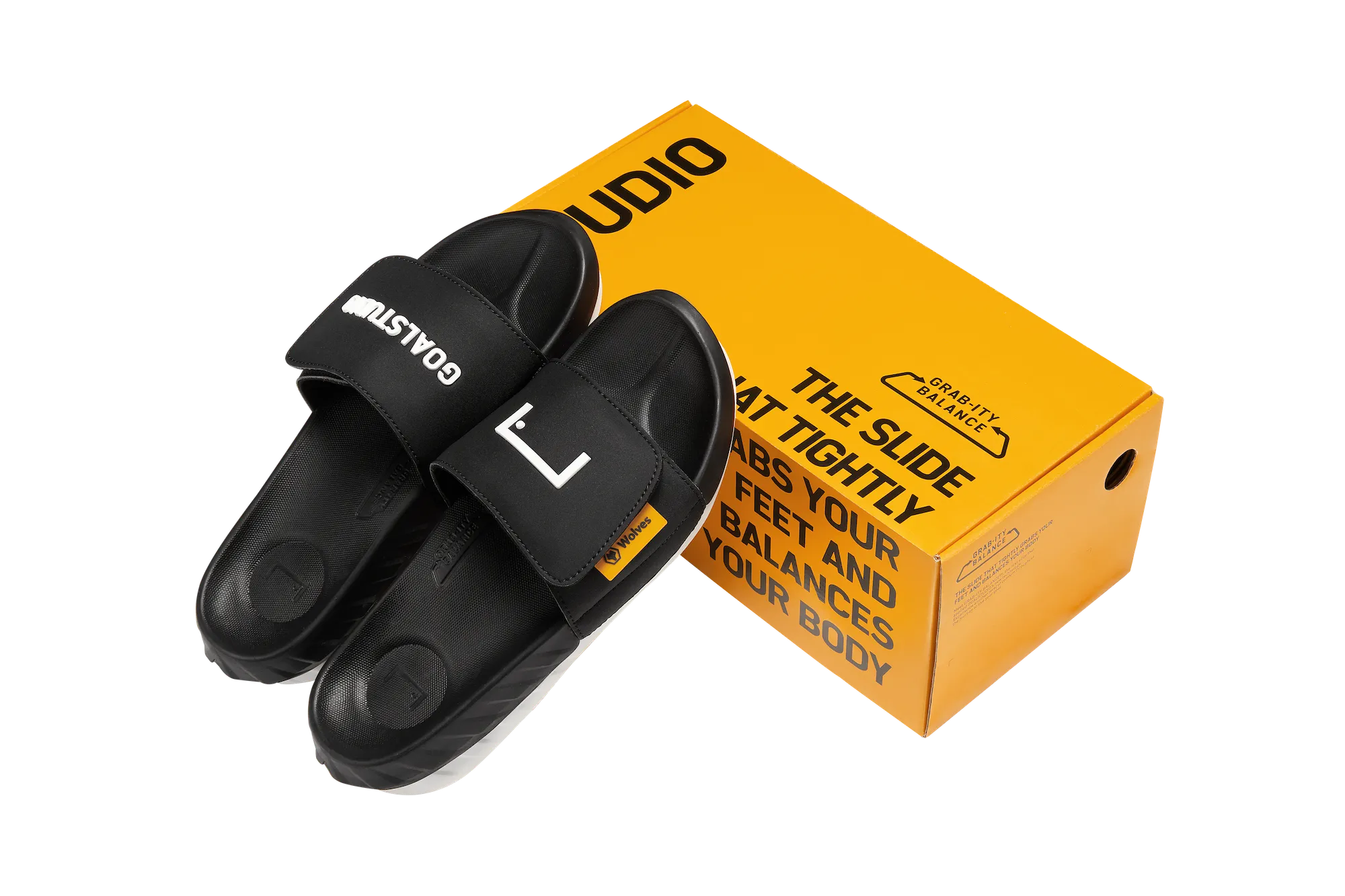 Grab-Ity Balance® Pro Slide - Black/Yellow Wolverhampton Collab Limited Release