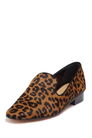 Graca Highly-rated On Loafer Leopard Calf Print Genuine Sandstone Black Slip Hair Reduced price Schutz