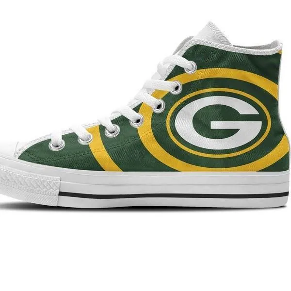 green bay packers mens high top sneakers high top 1