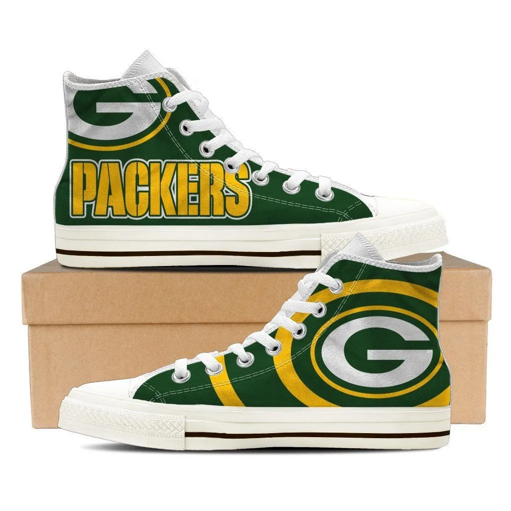 green bay packers mens high top sneakers high top 1