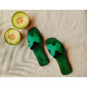 H-Chic Slides Slipper - Green