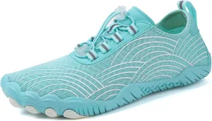 Hike Barefoot Shoes for Women Breathable Non-Slip Athletic Footwear Wide Toe Box Barefoot Grounding Shoes Beach Outdoor Running Sneakers Healthy Non-Slip Shoe Unisex