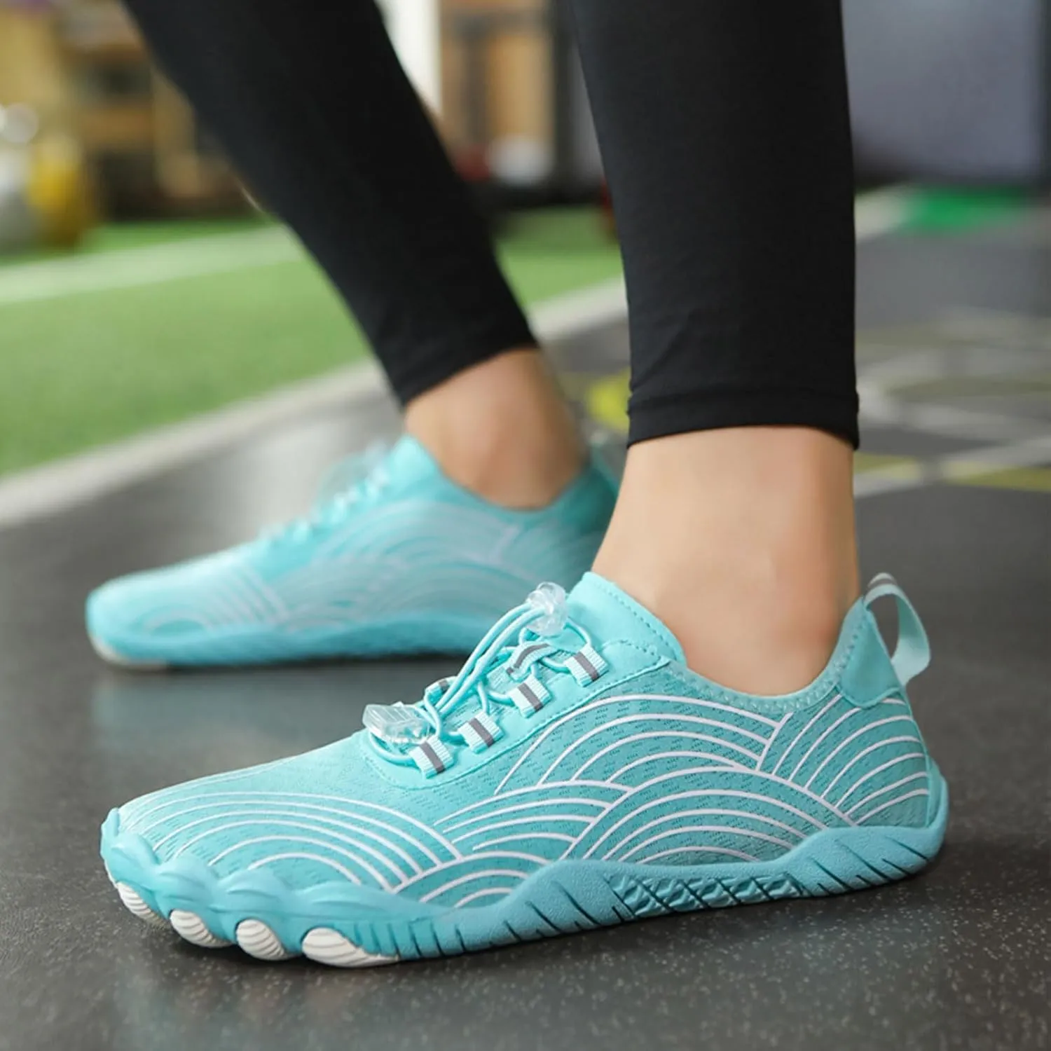 Hike Barefoot Shoes for Women Breathable Non-Slip Athletic Footwear Wide Toe Box Barefoot Grounding Shoes Beach Outdoor Running Sneakers Healthy Non-Slip Shoe Unisex