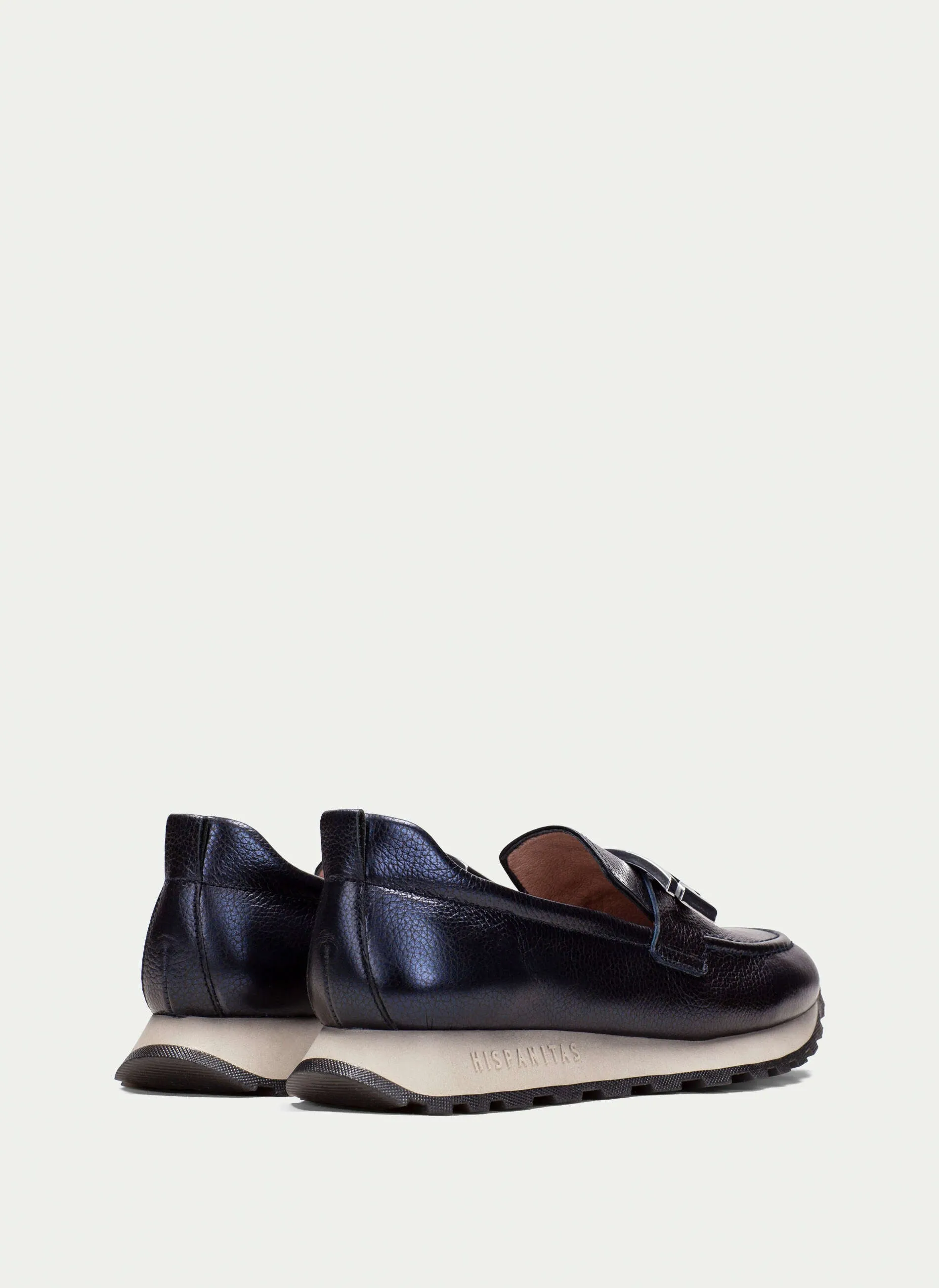HISPANITAS - HI243621 SLIP-ON LOAFER - NAVY LEATHER