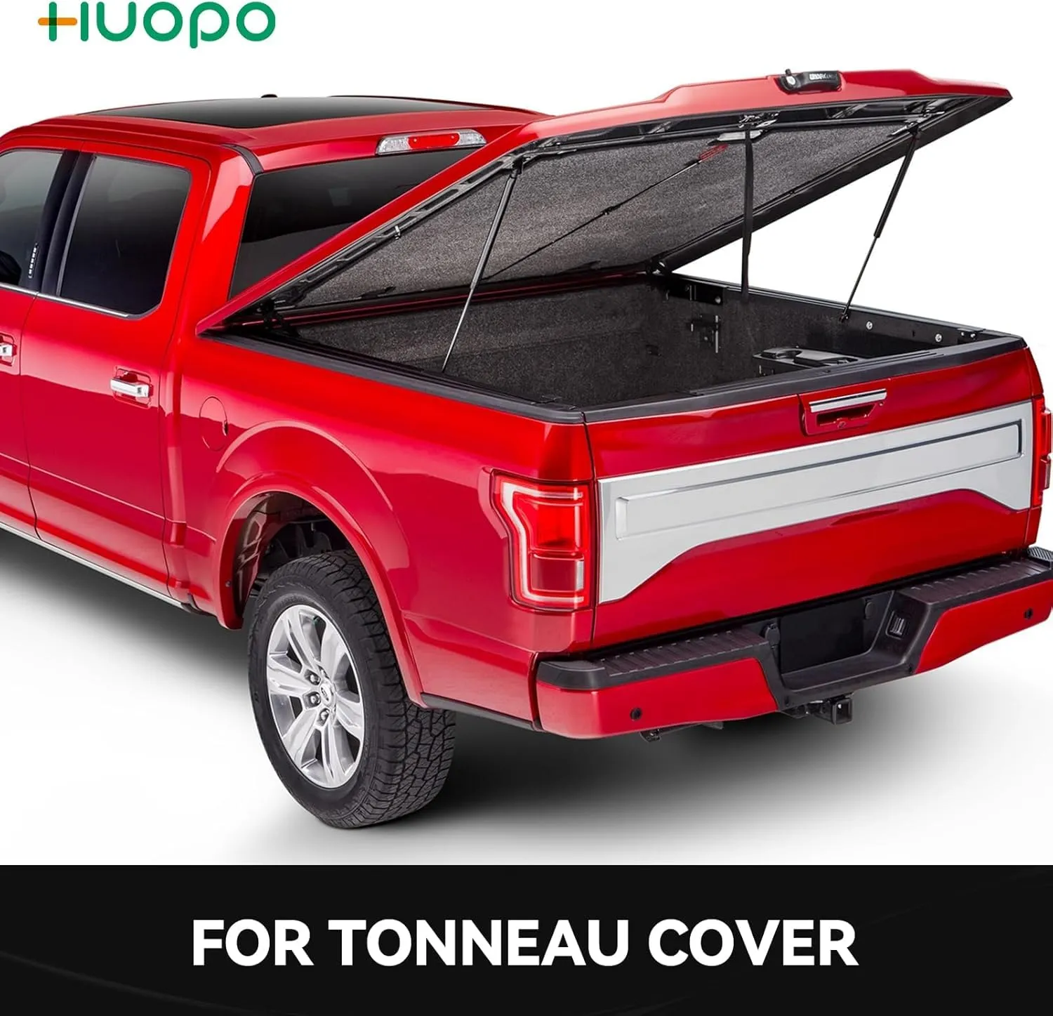 HUOPO 28 inch 80 lb/356 N Gas Struts Shocks 28" Lift Support for Tonneau Cover Truck Undercover Replacement Parts Pickup RV Bed Cover Boat Engine Trailer Hatch Trap Door Heavy Lid,2pcs