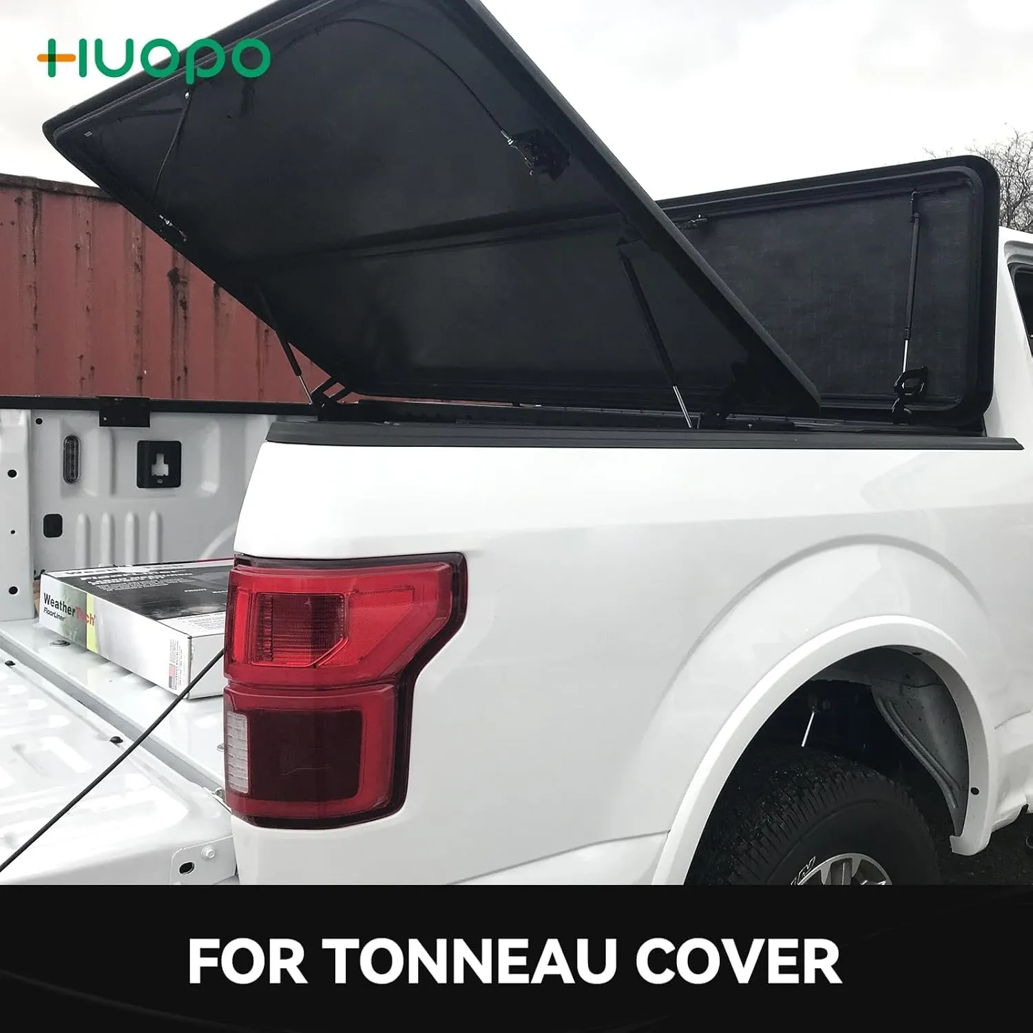 HUOPO 28 inch 80 lb/356 N Gas Struts Shocks 28" Lift Support for Tonneau Cover Truck Undercover Replacement Parts Pickup RV Bed Cover Boat Engine Trailer Hatch Trap Door Heavy Lid,2pcs