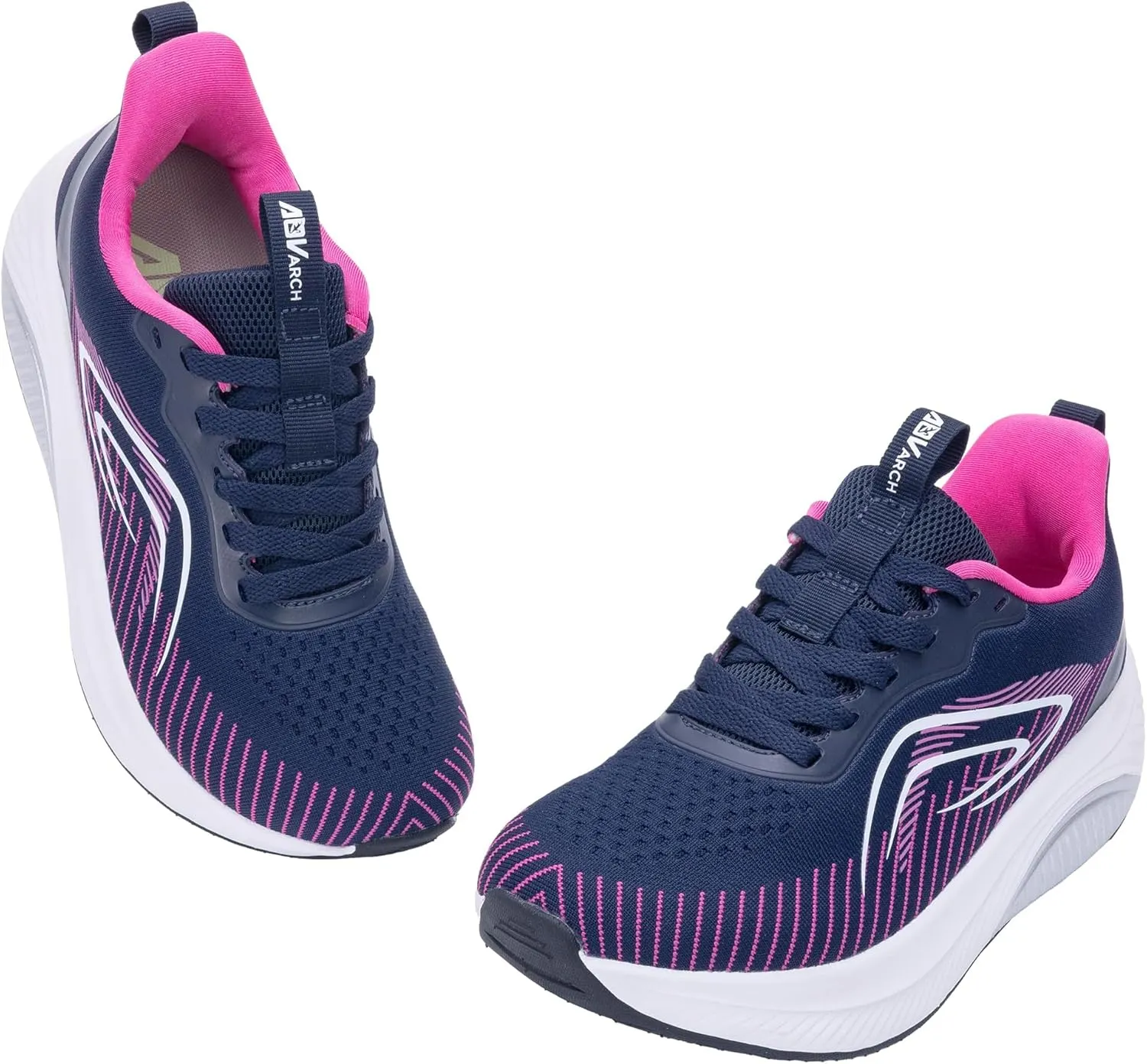 IIV Women Walking Shoes for Plantar Fasciitis | Wide Toe Box Shoes for Bunions | Arch Support Orthotic Shoes for Standing All Day