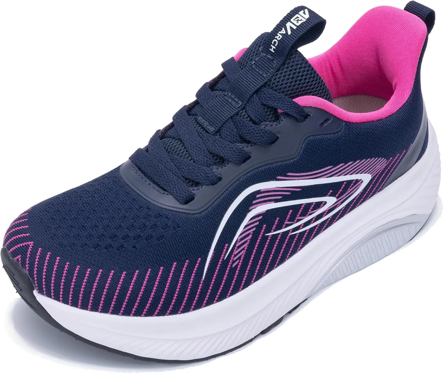 IIV Women Walking Shoes for Plantar Fasciitis | Wide Toe Box Shoes for Bunions | Arch Support Orthotic Shoes for Standing All Day
