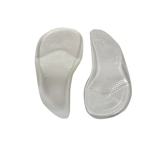 Importikaah Silicone Gel Orthotic High Heels Flat Foot Unisex Shoe Insoles
