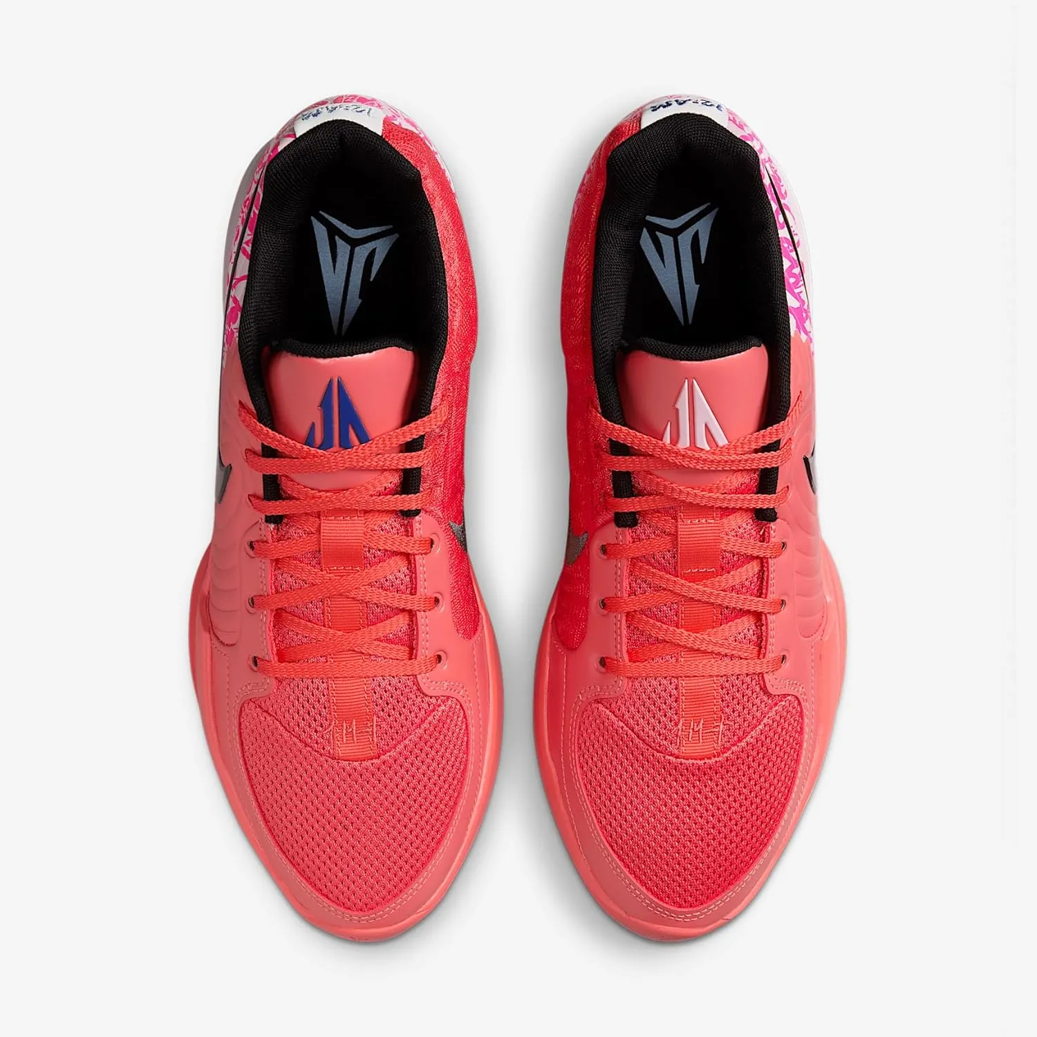 Ja 2 "Nightmare Basketball Shoes (HQ2638-600, University Red/Black/Jade Horizon/)