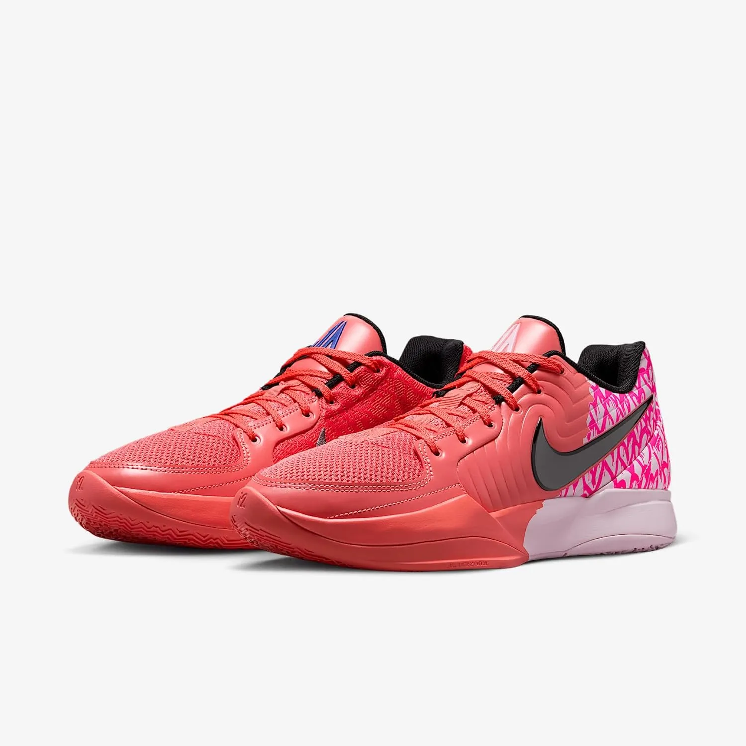 Ja 2 "Nightmare Basketball Shoes (HQ2638-600, University Red/Black/Jade Horizon/)