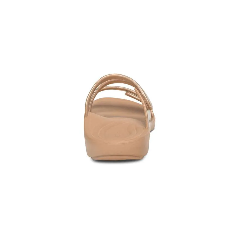 Janey Sport Slide - Champagne