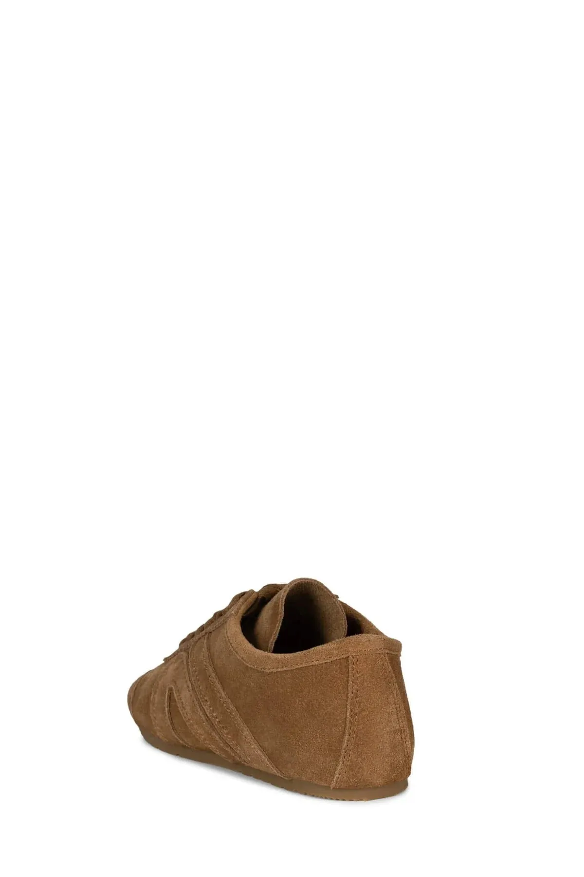 JEFFREY CAMPBELL ALETA TAN SUEDE COMBO SNEAKER