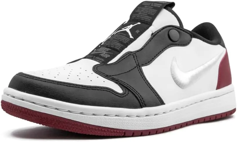 Jordan Nike Women's Shoes Air 1 Retro Low Slip Black Toe AV3918-102