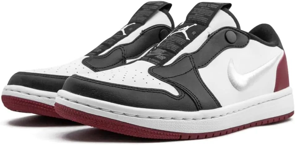 Jordan Nike Women's Shoes Air 1 Retro Low Slip Black Toe AV3918-102