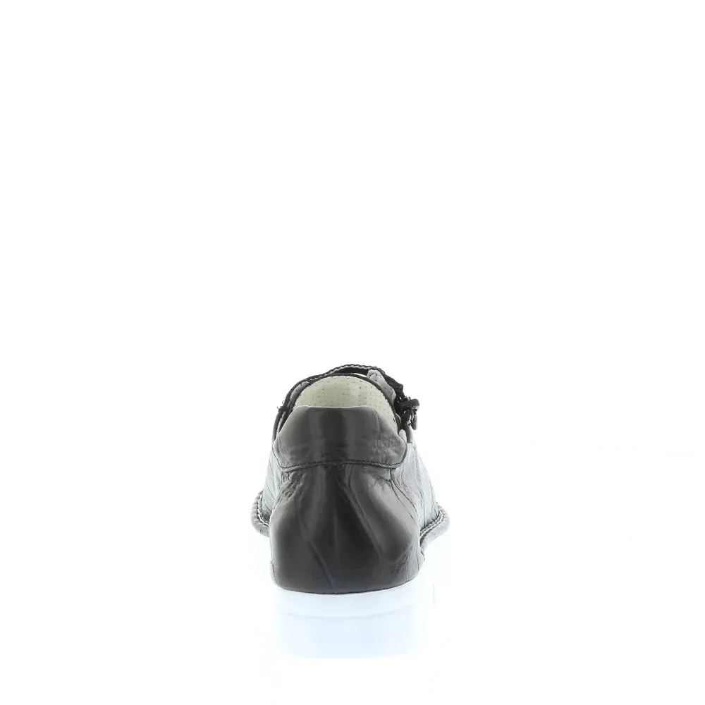 Jose Saenz 'JS-2001 Sneaker' - Black White Eyelets
