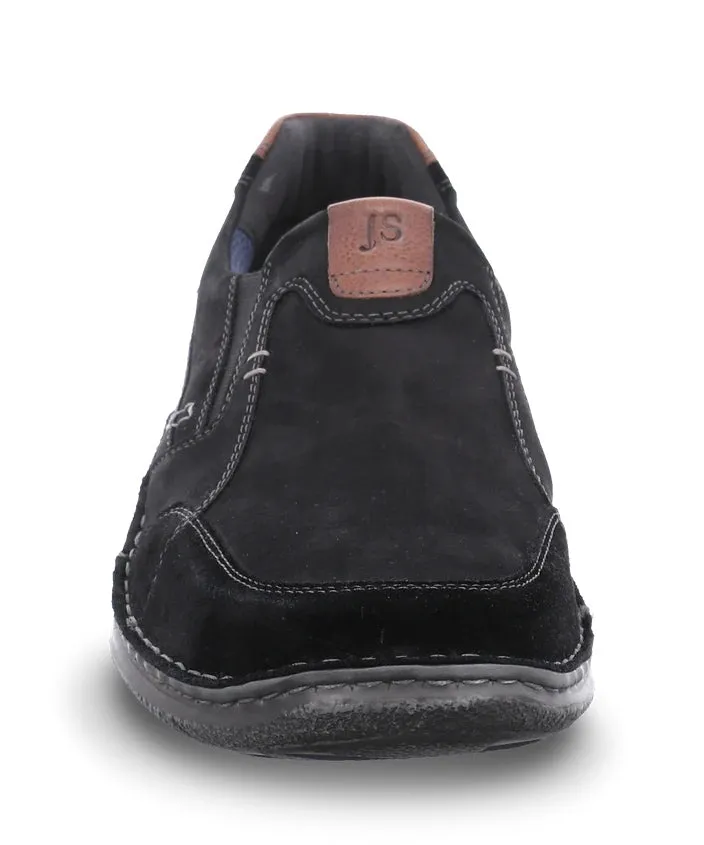 Josef Seibel Anvers Black Leather Shoe