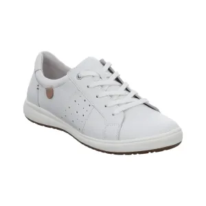 Josef Seibel Caren 01 White Leather Sneaker