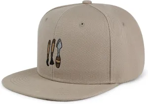 JPAK Archaeology Dig Tools Hip-Hop Snapback Hat Embroidered Baseball Cap Trowel Shovel