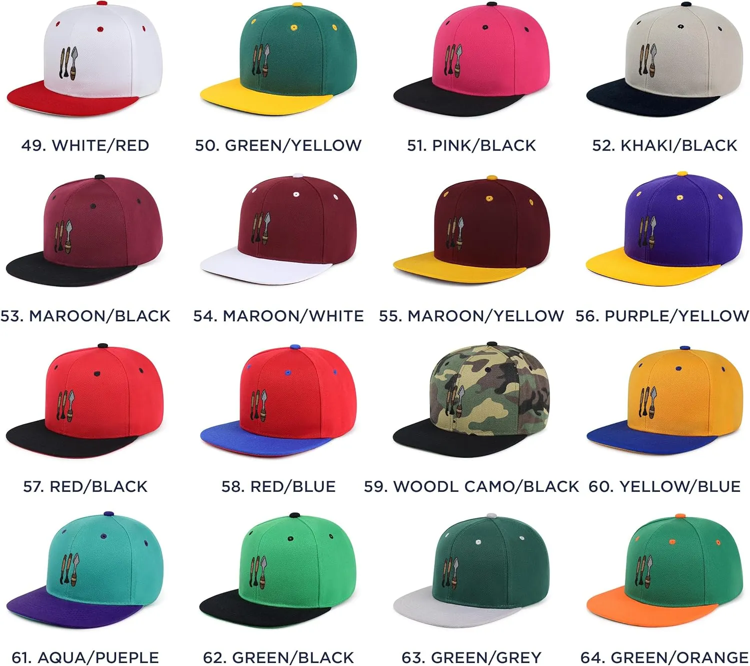 JPAK Archaeology Dig Tools Hip-Hop Snapback Hat Embroidered Baseball Cap Trowel Shovel