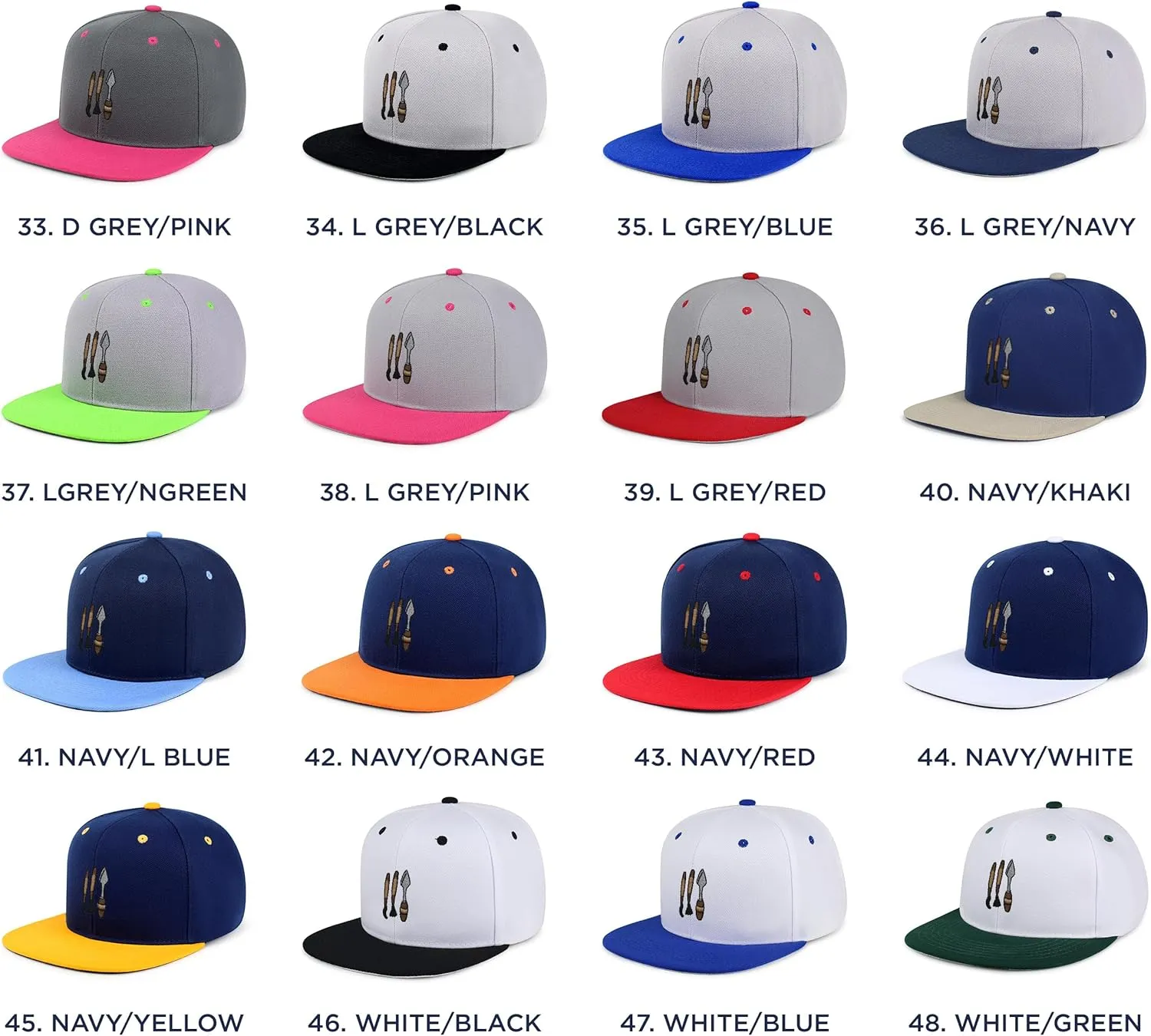 JPAK Archaeology Dig Tools Hip-Hop Snapback Hat Embroidered Baseball Cap Trowel Shovel