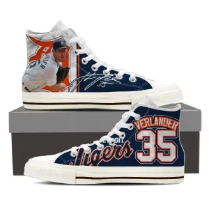 justin verlander mens high top sneakers high top