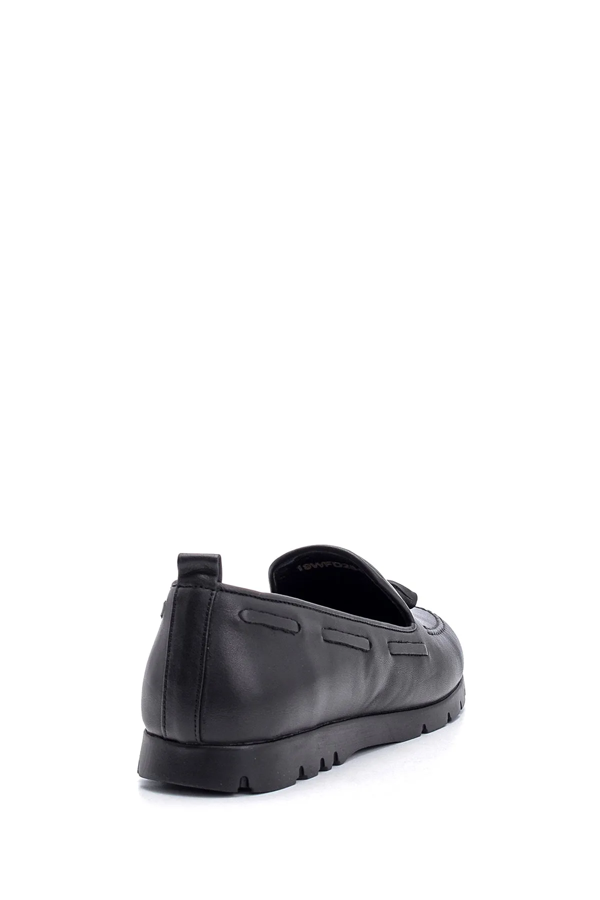 Kadın Deri Püskül Detaylı Loafer