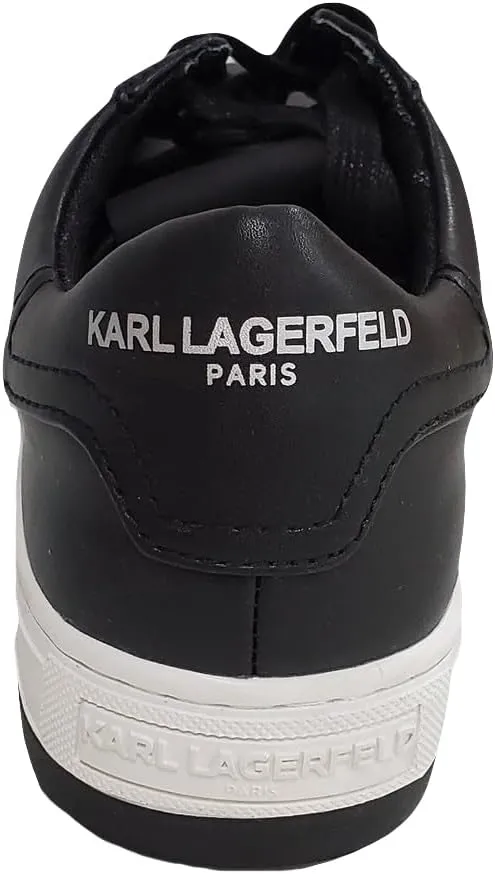 Karl Lagerfeld Paris Men's Recycled Leather Low Top Sneaker