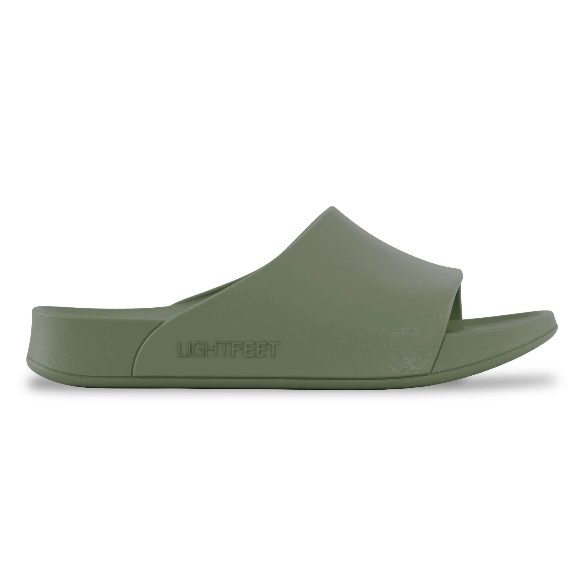 Khaki - Single Strap Slides