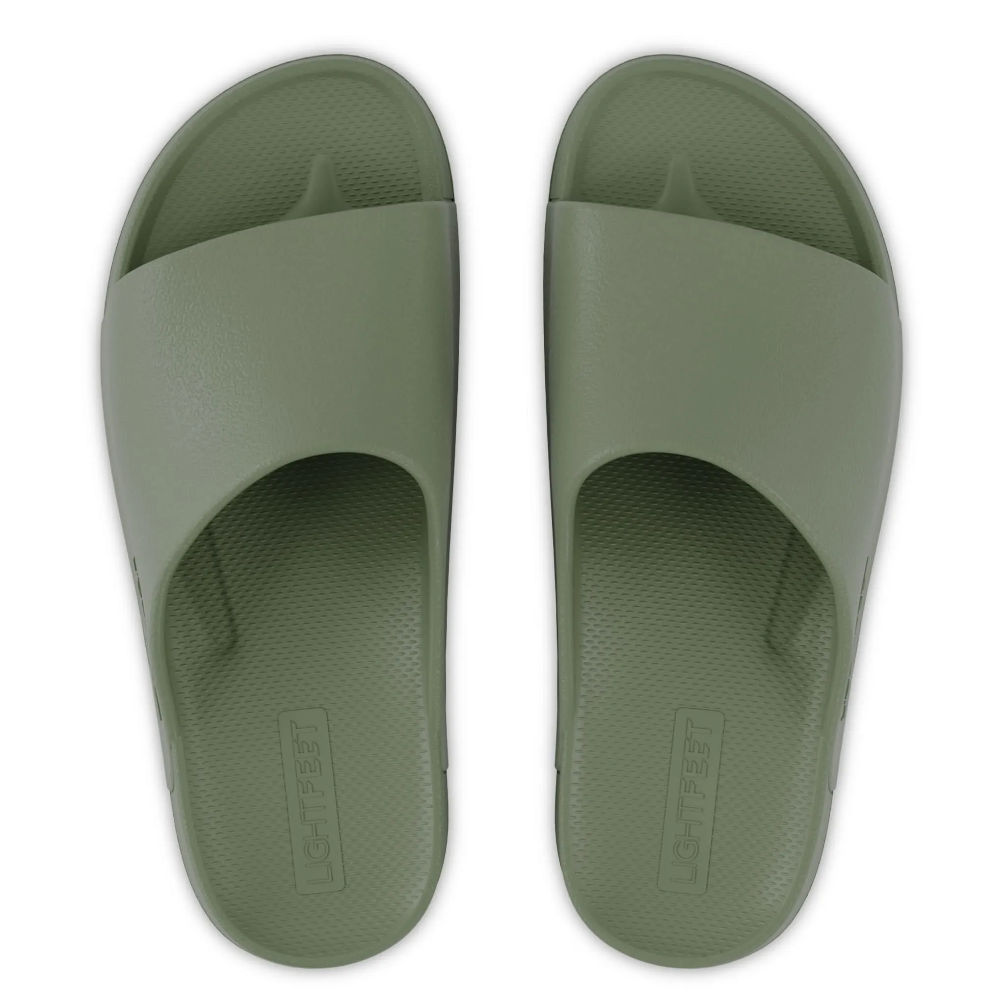 Khaki - Single Strap Slides