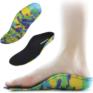 Kids Orthotic Cushioning Arch Support Shoe Insoles, Children EVA Foam Inserts for Flat Feet, Plantar Fasciitis Size 12.5