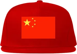 Kings Of NY China Flag Country Printed Snapback Hat Cap