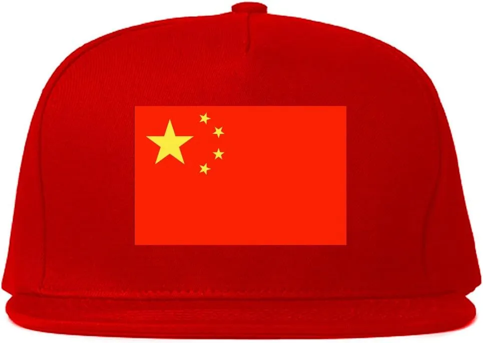 Kings Of NY China Flag Country Printed Snapback Hat Cap