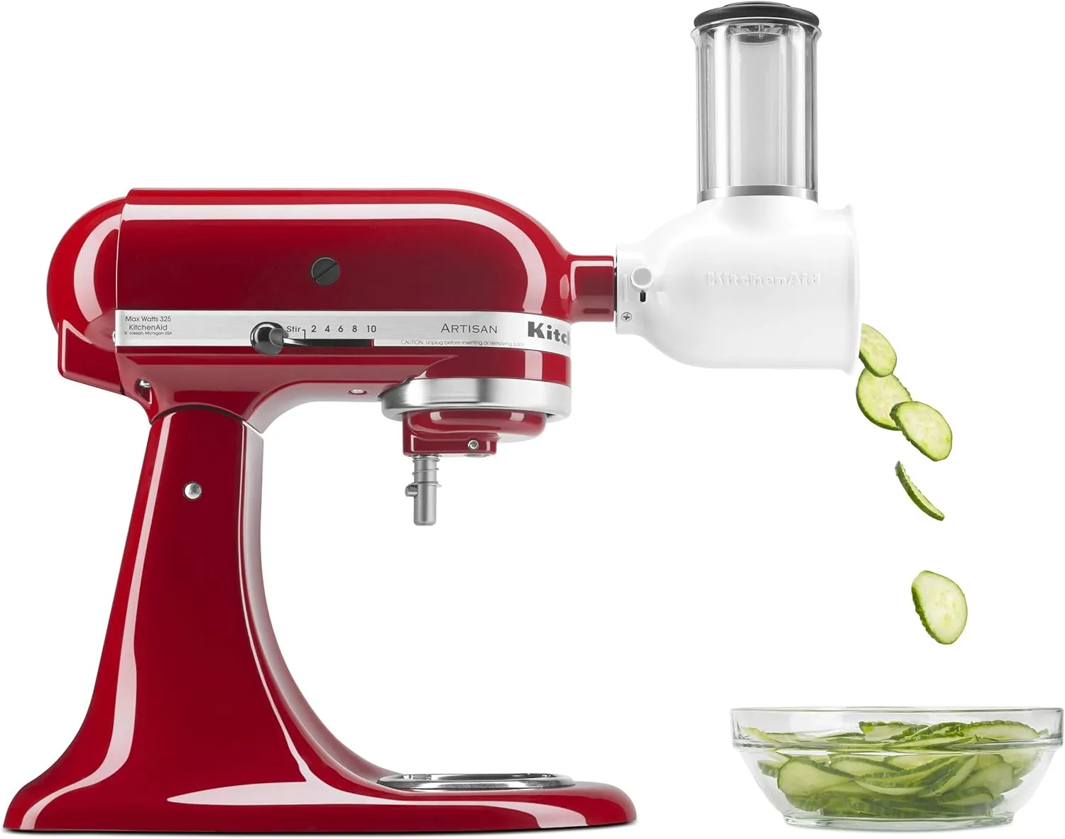 KitchenAid KSM150FEER Value Bundle Artisan 5 Quart Stand Mixer, Empire Red