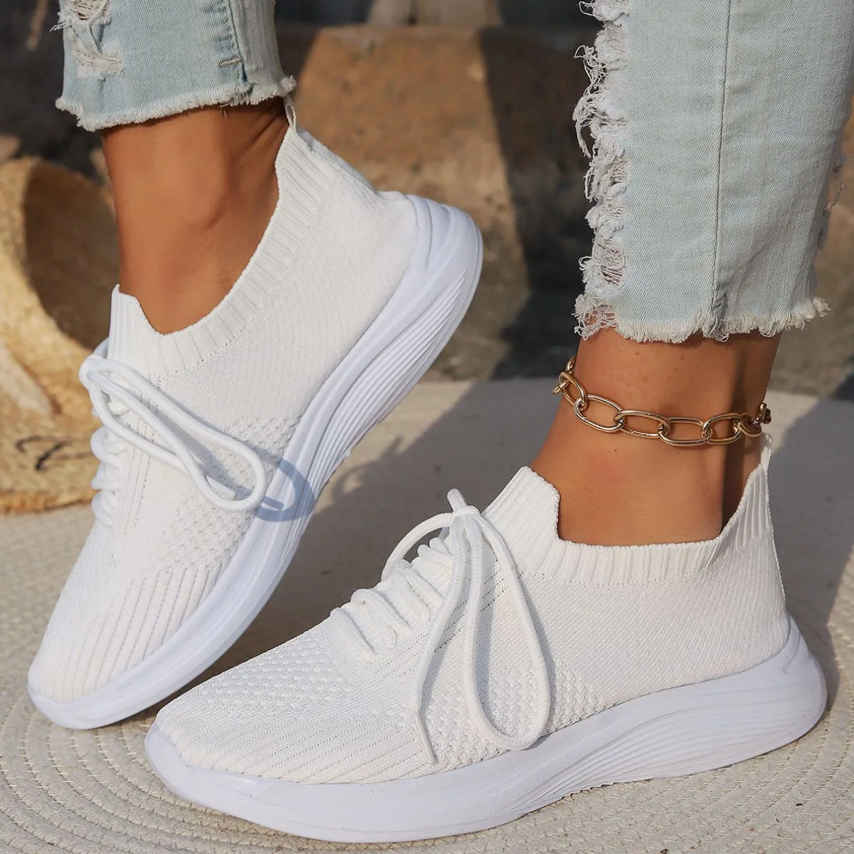 Lace Up Travel Sneakers