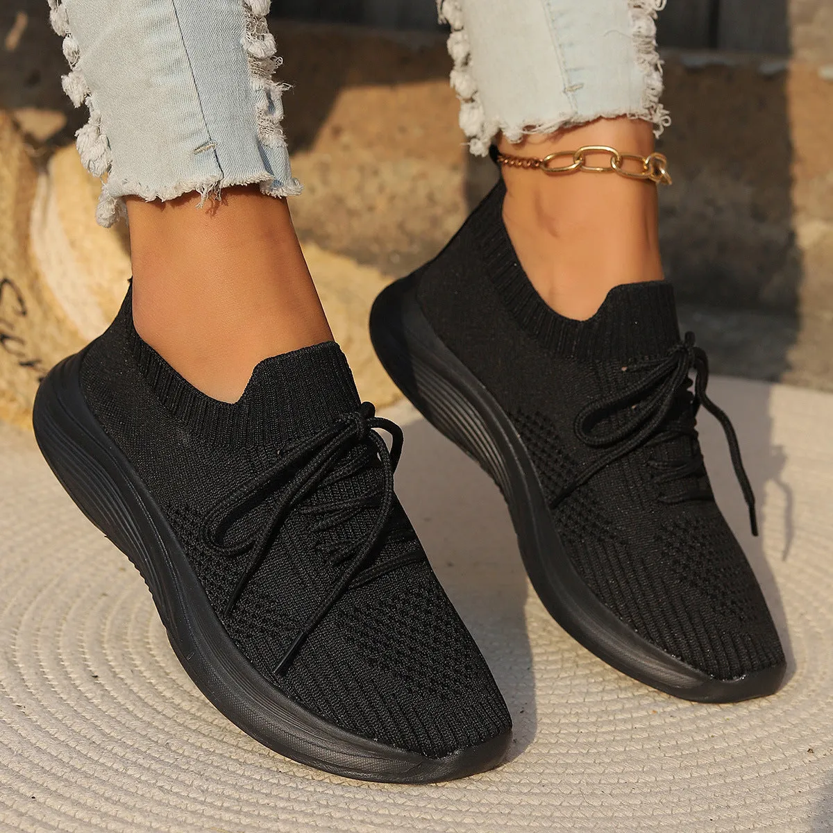 Lace Up Travel Sneakers
