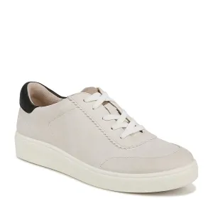 LifeStride Womens Happy Hour Machine Washable Lace Up Sneaker Beige Faux Leather 7 M
