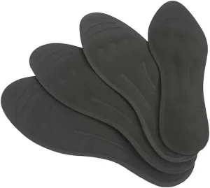 Liquid Massaging Orthotic Shoe Insoles - Shock Absorbing Gel Shoes Inserts - Foot and Arch Support - Glycerin Filled - Foot Massage for Plantar (S Size)