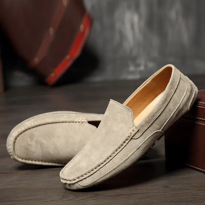 Loafer Herren Echt Privacy-focused Edle Emil Power-efficient Wildleder Elegante Aus – Qualität