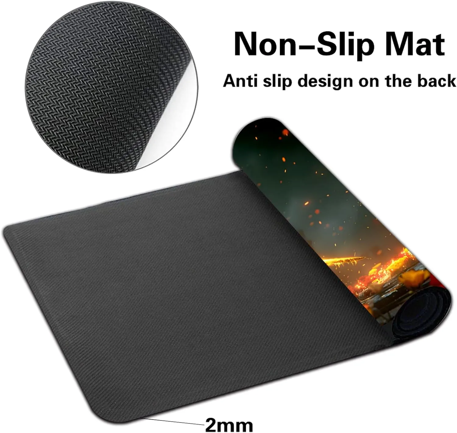 Lorcana Playmat for TCG Trading Card Games,Gamemat 23.6 inches by 13.7 inches, The Bottom of The Game is Non-Slip, with Auxiliary Combat Frame Suitable for Beginners (15,no Auxiliary Box)